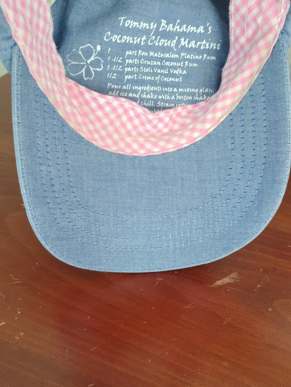 Tommy Bahama Women's Chambray Floral Ball Cap Adjustable